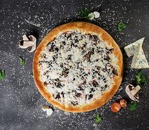 С ветчиной и грибами