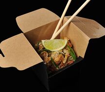 Wok с креветкой