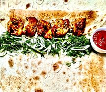 Бурум из свинины в лаваше 