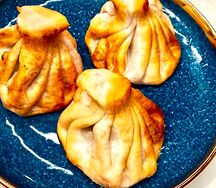 Хинкали жареные с сыром