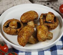 Грибы на мангале