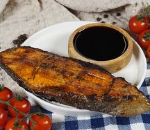 Сёмга на мангале