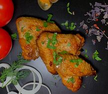 Шашлык из куриных крыльев