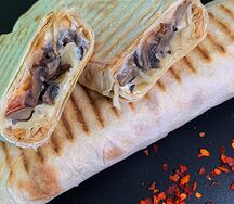 Шаурма с грибами и сыром