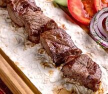 Шашлык из бараньих медальонов