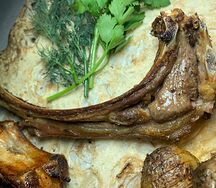 Шашлык из бараньей корейки