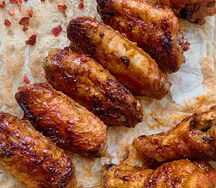 Карамельные куриные крылышки