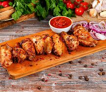 Шашлык из куриных крыльев