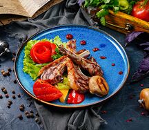 Баранина с овощами