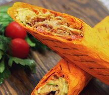 Шаурма с курицей в сырном лаваше L