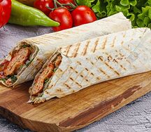 Люля из курицы в лаваше