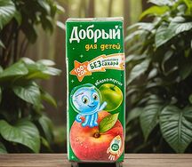 Сок яблоко-персик Добрый