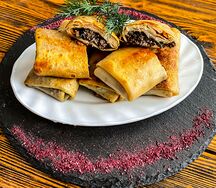 Блинчики с мясом 1 шт