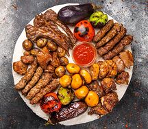 Сет Баранина-телятина с овощами