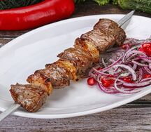 Шашлык из бараньей мякоти