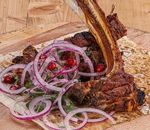 Шашлык из бараньей корейки