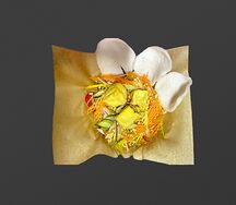 Салат с тофу и овощами