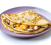 Блинчик курица, грибы, сыр