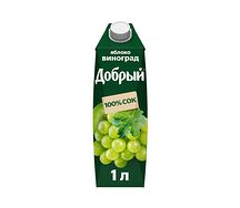 Сок Добрый яблоко-виноград 