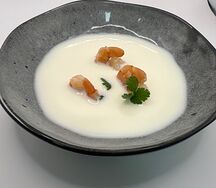 Кокосовый суп из креветок