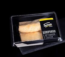 Блинчики с ветчиной и сыром