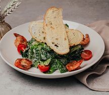 Цезарь По-нашему с креветками