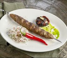 Люля-кебаб по-турецки из говядины и баранины