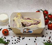 Вареник с малиной 
