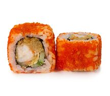 Калифорния с жареной креветкой