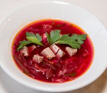 Борщ с говядиной