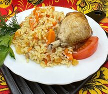 Плов с курицей