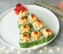 Калифорния с креветкой запеченная