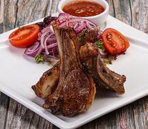 Шашлык из бараньей корейки