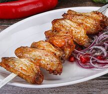 Шашлык из куриных крыльев
