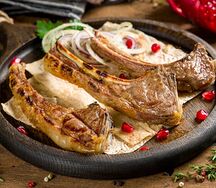 Шашлык из бараньей корейки 