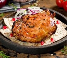 Шашлык из свиной корейки