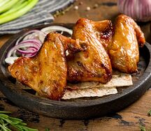 Шашлык из куриных крылышек 