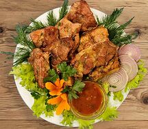 Шашлык из cвинoй шейки на гриле
