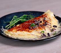 Омлет с сыром бурсен