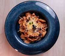 Орекьетте с говядиной в перечном соусе