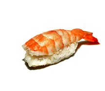 Нигири с креветкой