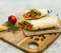 Шаверма в лаваше с говядиной