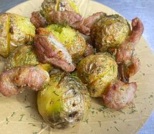 Картофель с салом