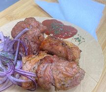 Шашлык из cвинoй шеи