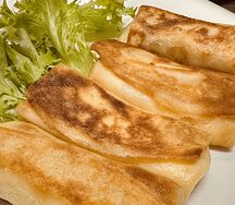 Блинчики с говяжьей печенью