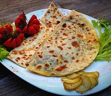 Кутабы с зеленью