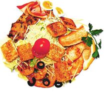 Цезарь с креветкой 