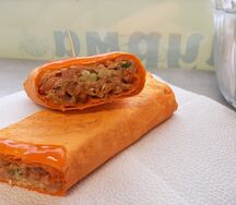 Шаурма в сырном лаваше