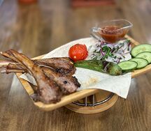 Шашлык из бараньей корейки