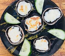 Шампиньоны с сыром